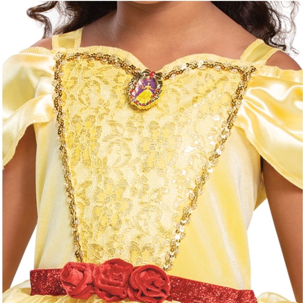 Disney Princess Belle Beauty and the Beast girls Halloween Costume size 3T/4T - Picture 2 of 8